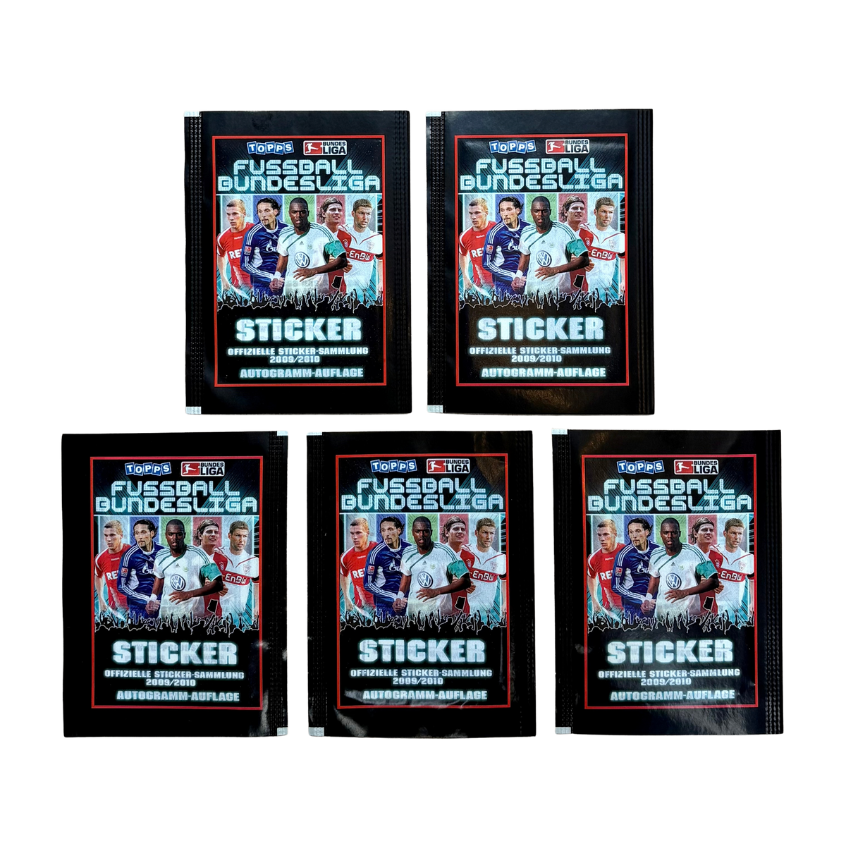 Topps Bundesliga 2009-10 – 5 Sticker-Tüten