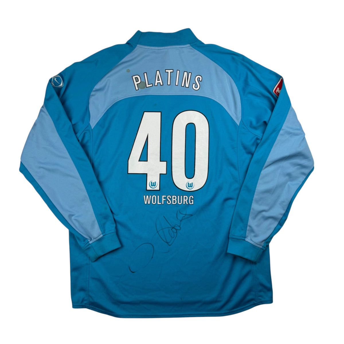 VfL Wolfsburg Torwart 2004-05 XL 'Platins' – Matchworn